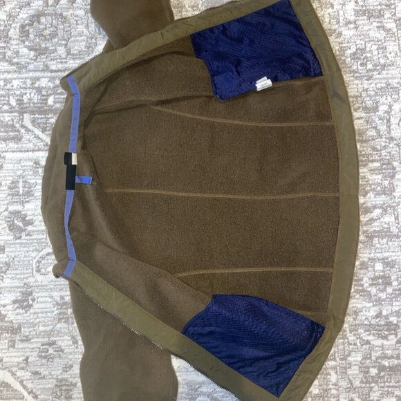 Patagonia Vintage Jacket 90s Synchilla Brown Fleece Small Made USA Retro Comfy - Picture 13 of 15